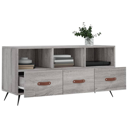 TV-Schrank Grau Sonoma 102x36x50 cm Holzwerkstoff - Pazzar.ch