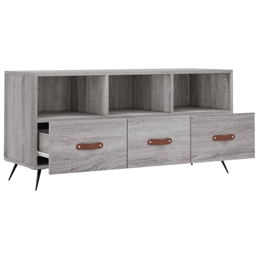 TV-Schrank Grau Sonoma 102x36x50 cm Holzwerkstoff - Pazzar.ch