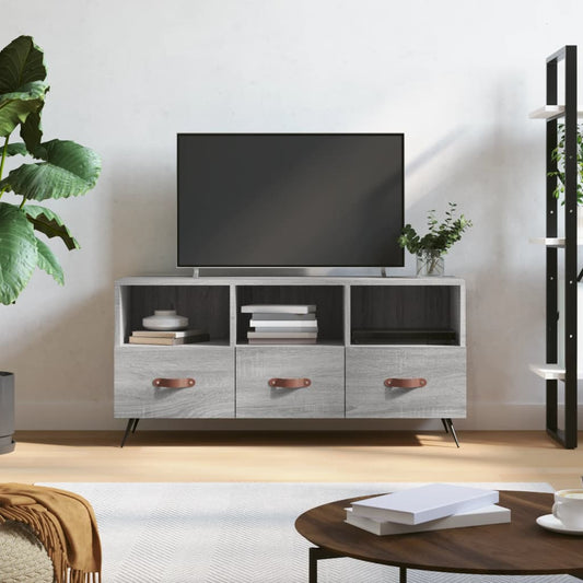 TV-Schrank Grau Sonoma 102x36x50 cm Holzwerkstoff - Pazzar.ch