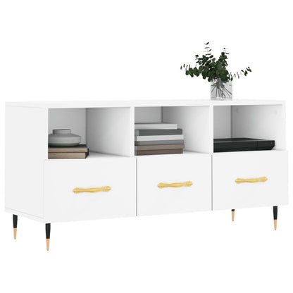 TV-Schrank Weiß 102x36x50 cm Holzwerkstoff - Pazzar.ch