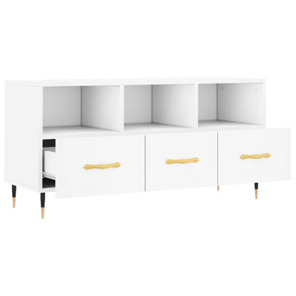 TV-Schrank Weiß 102x36x50 cm Holzwerkstoff - Pazzar.ch