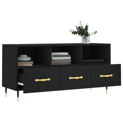 TV-Schrank Schwarz 102x36x50 cm Holzwerkstoff - Pazzar.ch