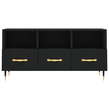TV-Schrank Schwarz 102x36x50 cm Holzwerkstoff - Pazzar.ch