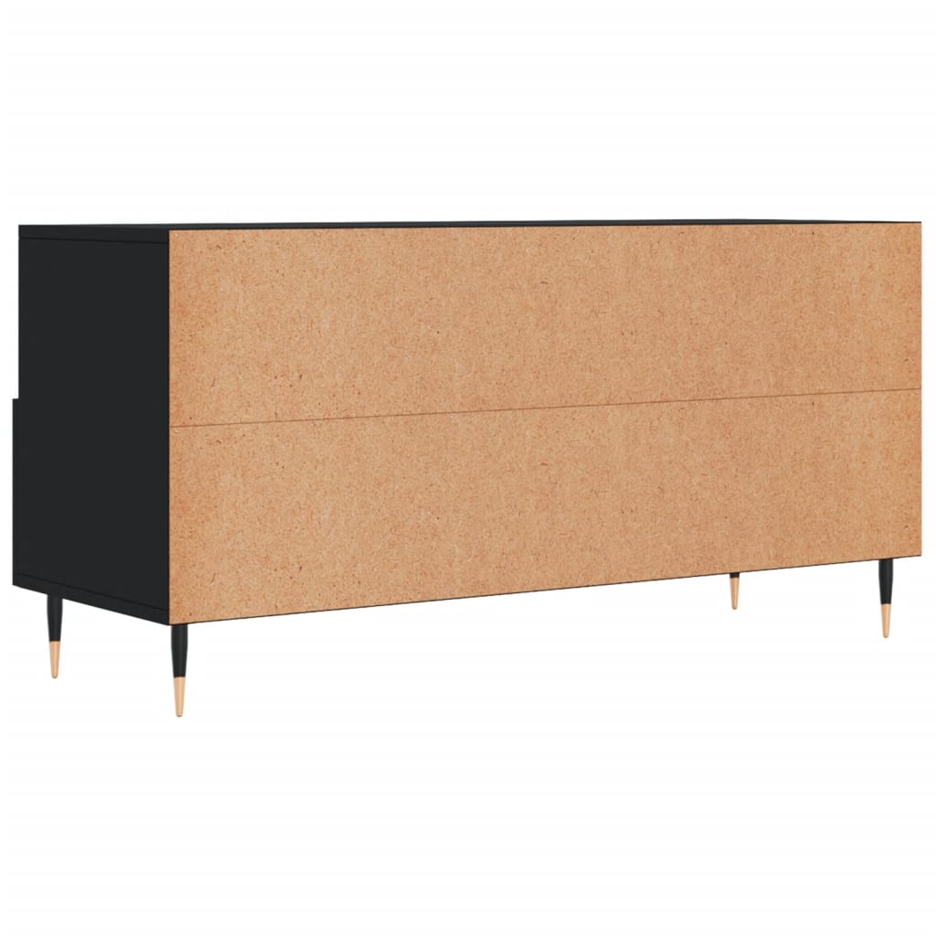 TV-Schrank Schwarz 102x36x50 cm Holzwerkstoff - Pazzar.ch
