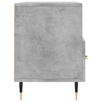 TV-Schrank Betongrau 102x36x50 cm Holzwerkstoff - Pazzar.ch