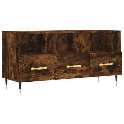 TV-Schrank Räuchereiche 102x36x50 cm Holzwerkstoff - Pazzar.ch