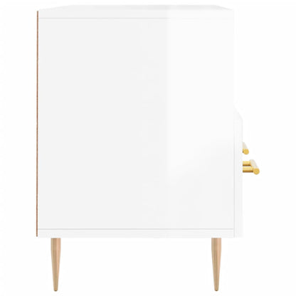 TV-Schrank Hochglanz-Weiß 102x36x50 cm Holzwerkstoff - Pazzar.ch