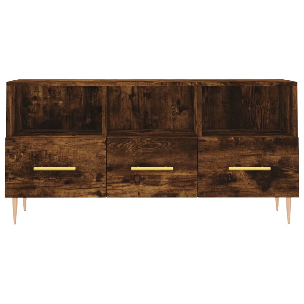 TV-Schrank Räuchereiche 102x36x50 cm Holzwerkstoff - Pazzar.ch