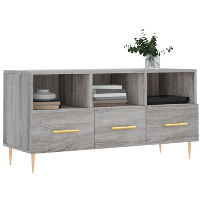TV-Schrank Grau Sonoma 102x36x50 cm Holzwerkstoff - Pazzar.ch