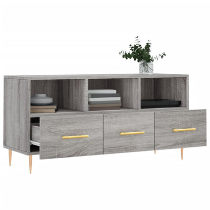TV-Schrank Grau Sonoma 102x36x50 cm Holzwerkstoff - Pazzar.ch