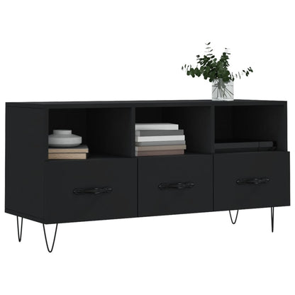 TV-Schrank Schwarz 102x36x50 cm Holzwerkstoff - Pazzar.ch