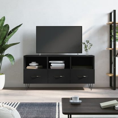 TV-Schrank Schwarz 102x36x50 cm Holzwerkstoff - Pazzar.ch