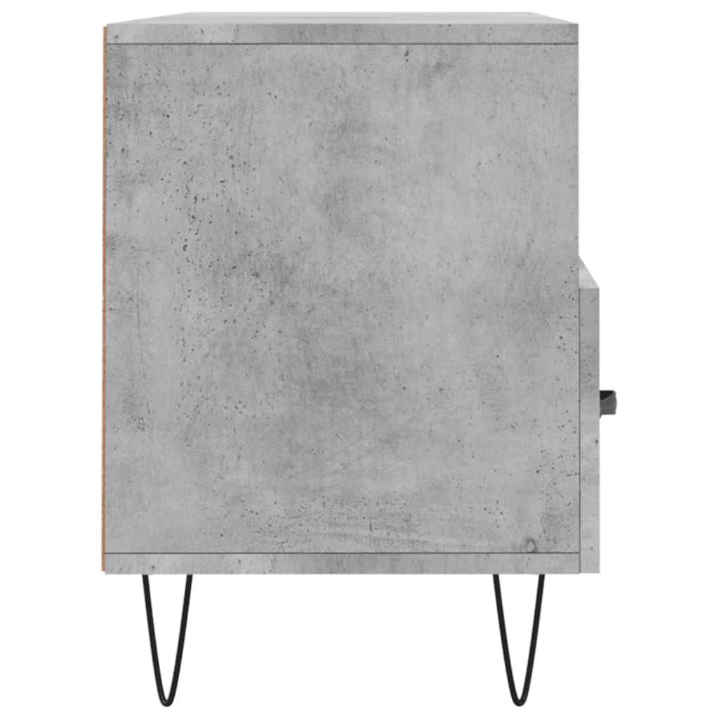 TV-Schrank Betongrau 102x36x50 cm Holzwerkstoff - Pazzar.ch