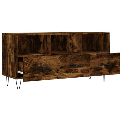 TV-Schrank Räuchereiche 102x36x50 cm Holzwerkstoff - Pazzar.ch