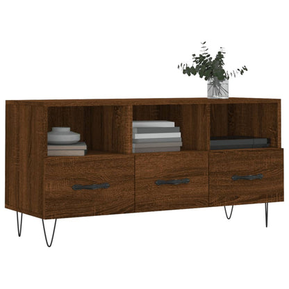 TV-Schrank Braun Eichen-Optik 102x36x50 cm Holzwerkstoff - Pazzar.ch