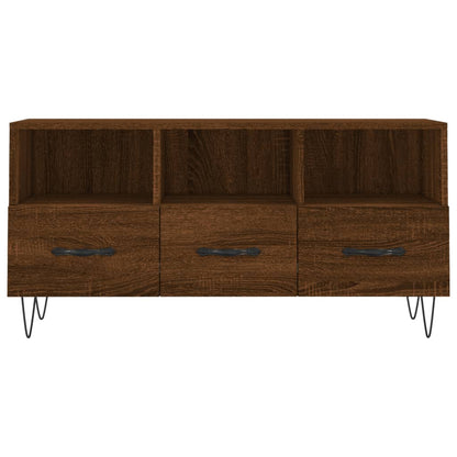 TV-Schrank Braun Eichen-Optik 102x36x50 cm Holzwerkstoff - Pazzar.ch