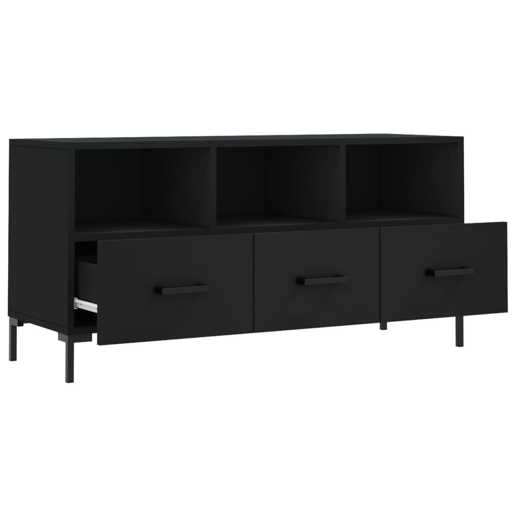 TV-Schrank Schwarz 102x36x50 cm Holzwerkstoff - Pazzar.ch
