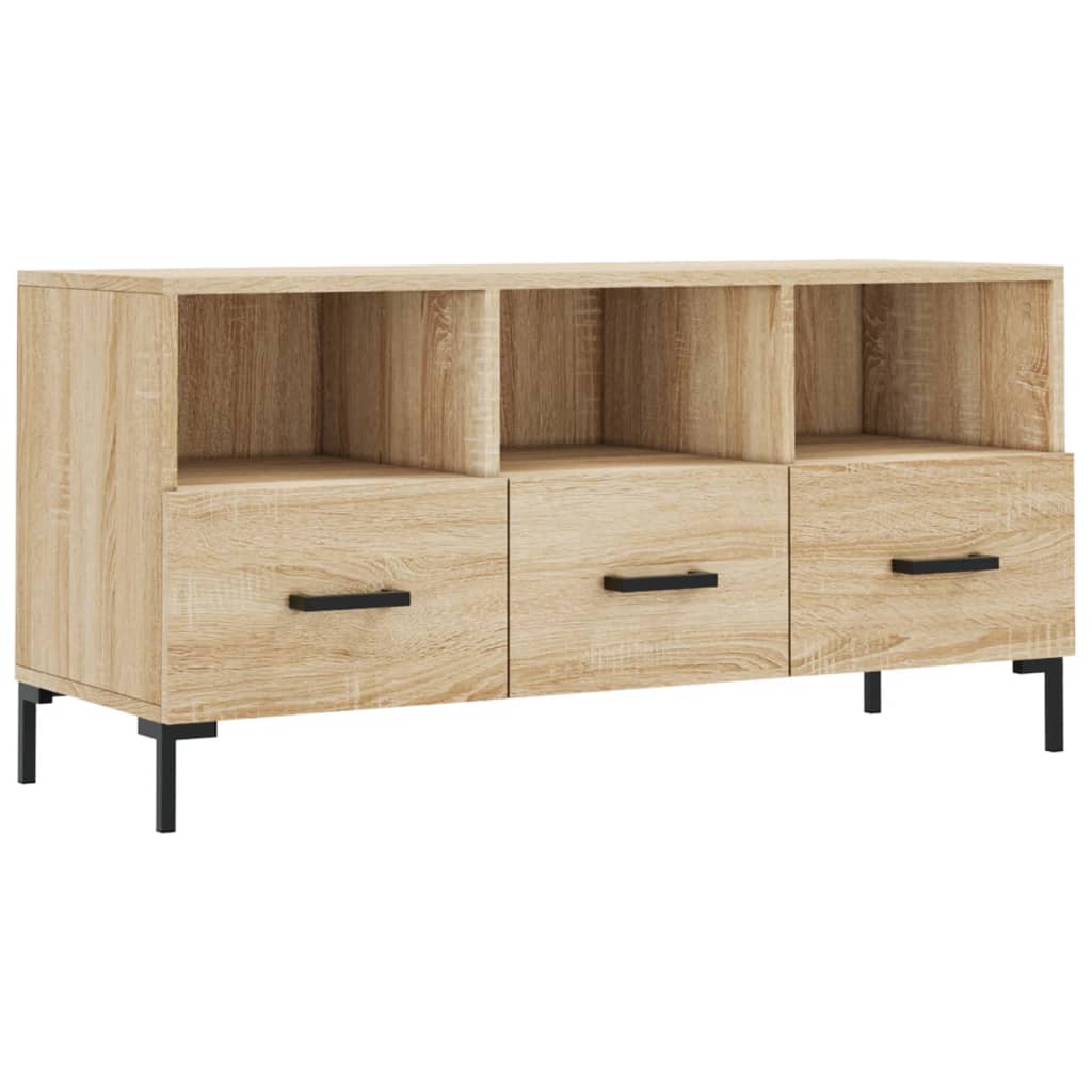 TV-Schrank Sonoma-Eiche 102x36x50 cm Holzwerkstoff - Pazzar.ch