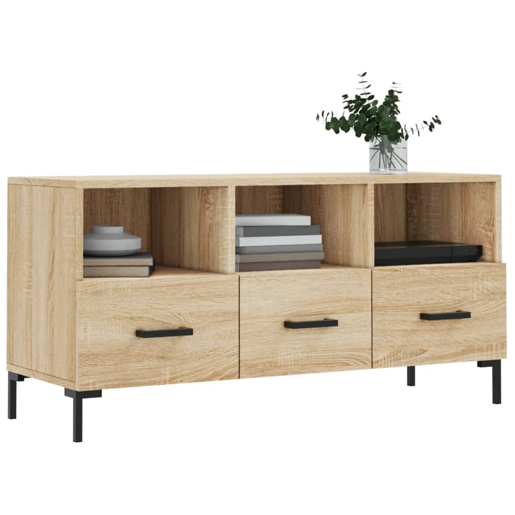 TV-Schrank Sonoma-Eiche 102x36x50 cm Holzwerkstoff - Pazzar.ch