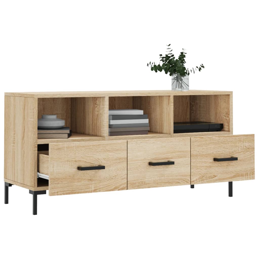 TV-Schrank Sonoma-Eiche 102x36x50 cm Holzwerkstoff - Pazzar.ch