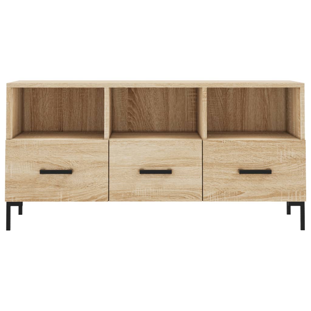 TV-Schrank Sonoma-Eiche 102x36x50 cm Holzwerkstoff - Pazzar.ch