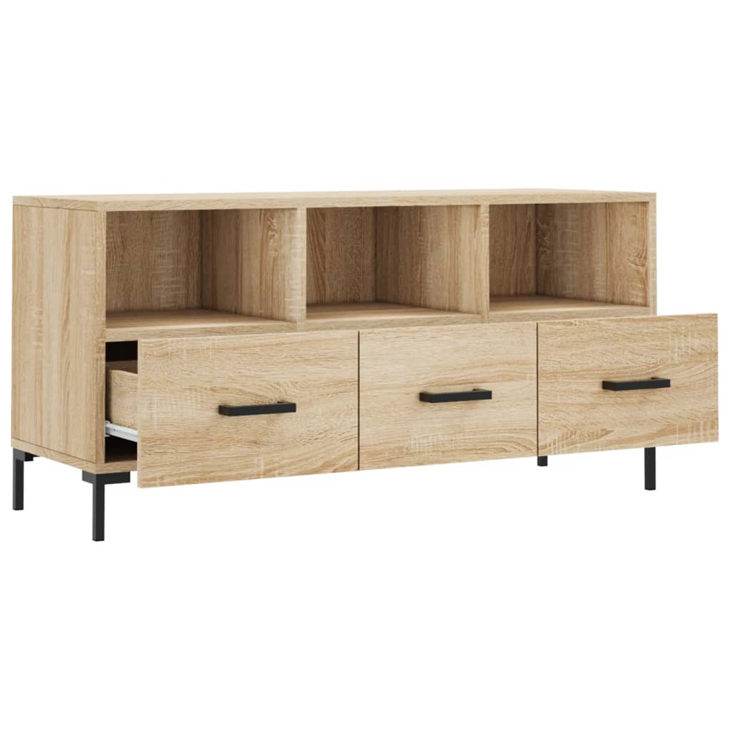 TV-Schrank Sonoma-Eiche 102x36x50 cm Holzwerkstoff - Pazzar.ch