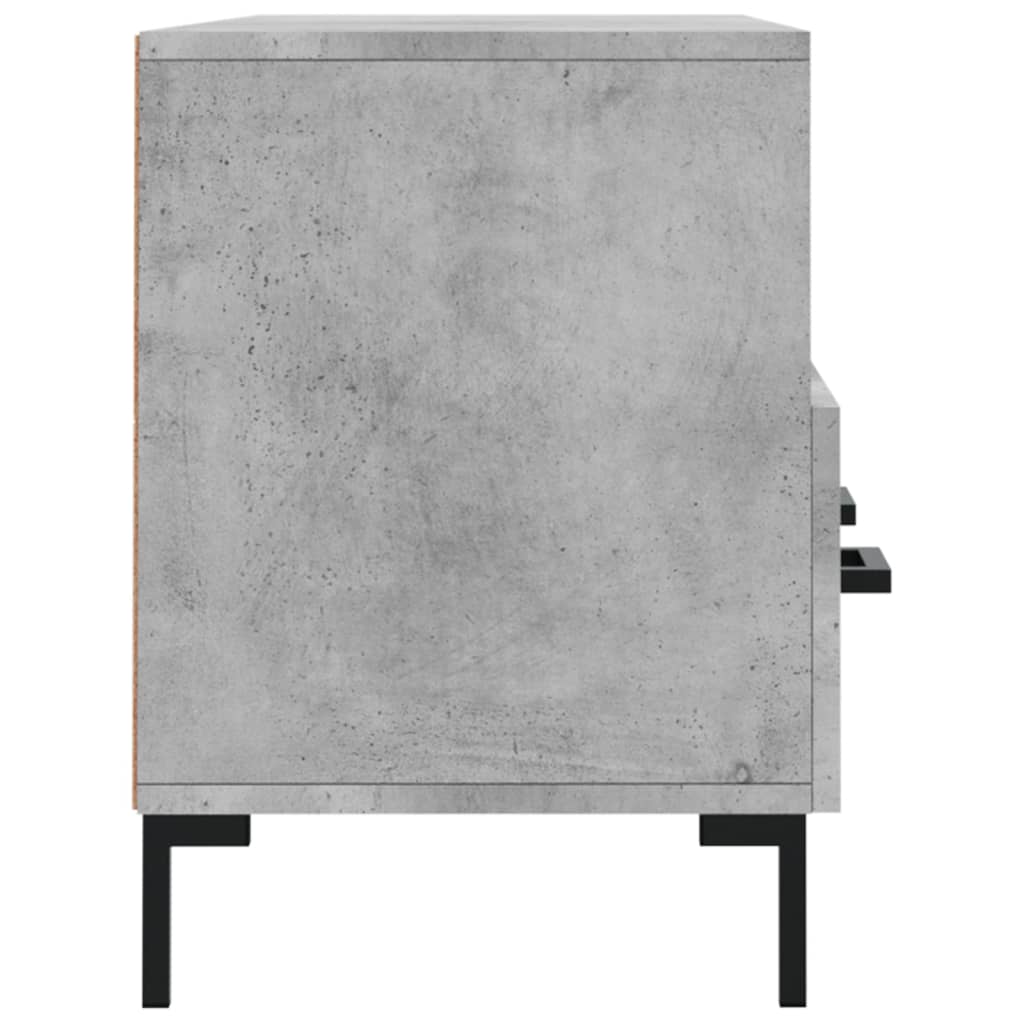 TV-Schrank Betongrau 102x36x50 cm Holzwerkstoff - Pazzar.ch