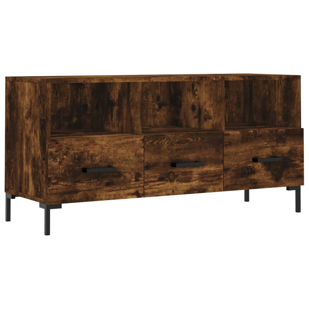 TV-Schrank Räuchereiche 102x36x50 cm Holzwerkstoff - Pazzar.ch