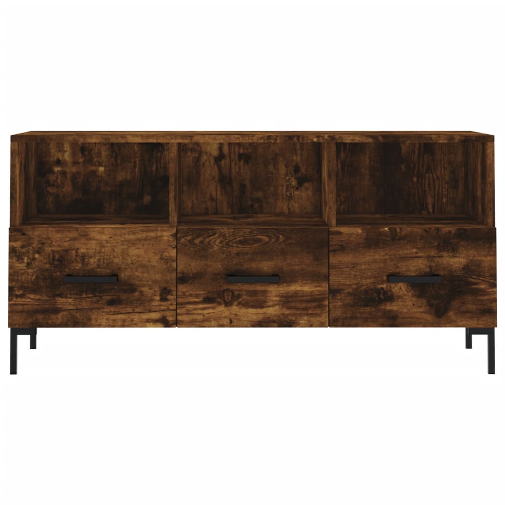 TV-Schrank Räuchereiche 102x36x50 cm Holzwerkstoff - Pazzar.ch