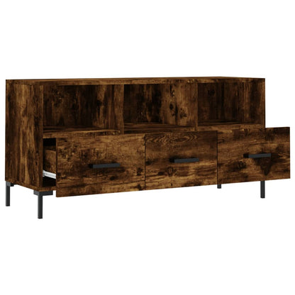 TV-Schrank Räuchereiche 102x36x50 cm Holzwerkstoff - Pazzar.ch