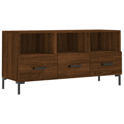 TV-Schrank Braun Eichen-Optik 102x36x50 cm Holzwerkstoff - Pazzar.ch