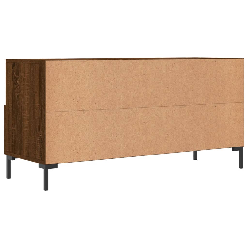 TV-Schrank Braun Eichen-Optik 102x36x50 cm Holzwerkstoff - Pazzar.ch