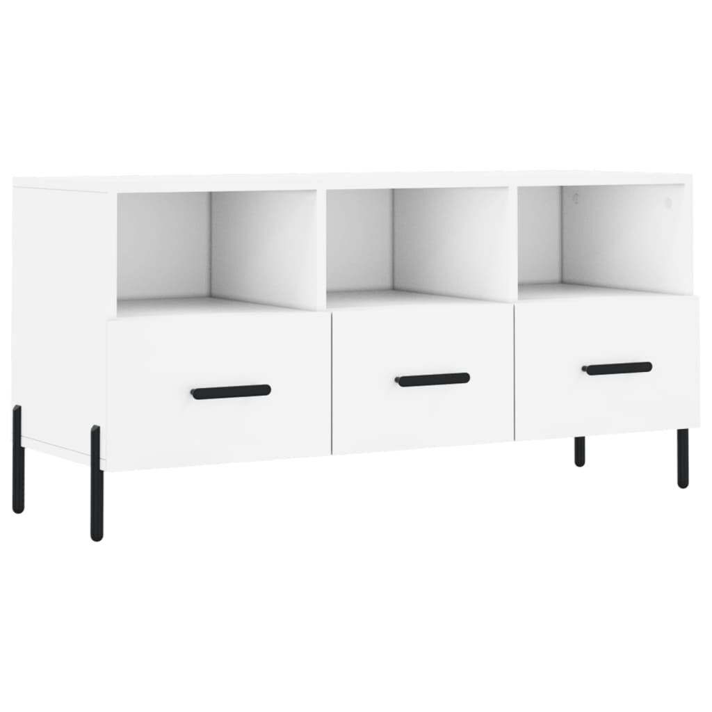 TV-Schrank Weiß 102x36x50 cm Holzwerkstoff - Pazzar.ch
