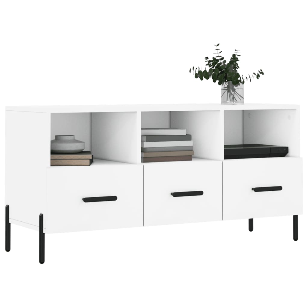 TV-Schrank Weiß 102x36x50 cm Holzwerkstoff - Pazzar.ch