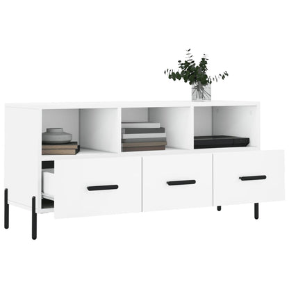TV-Schrank Weiß 102x36x50 cm Holzwerkstoff - Pazzar.ch