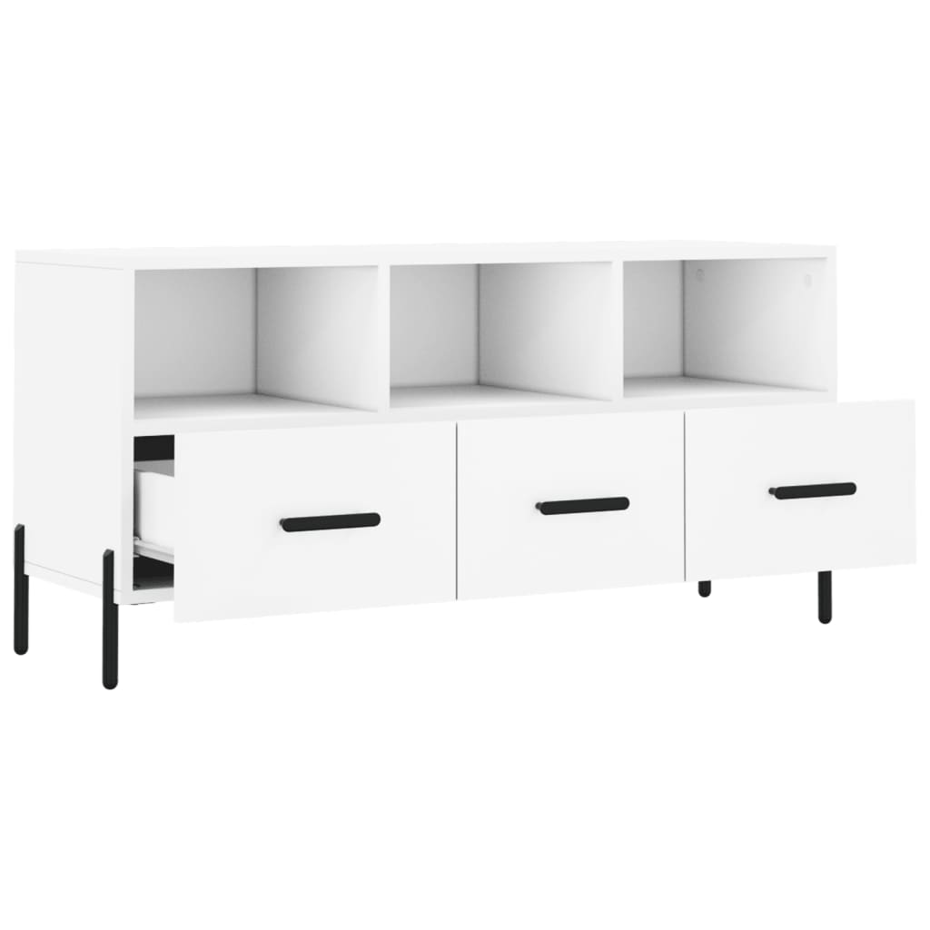 TV-Schrank Weiß 102x36x50 cm Holzwerkstoff - Pazzar.ch