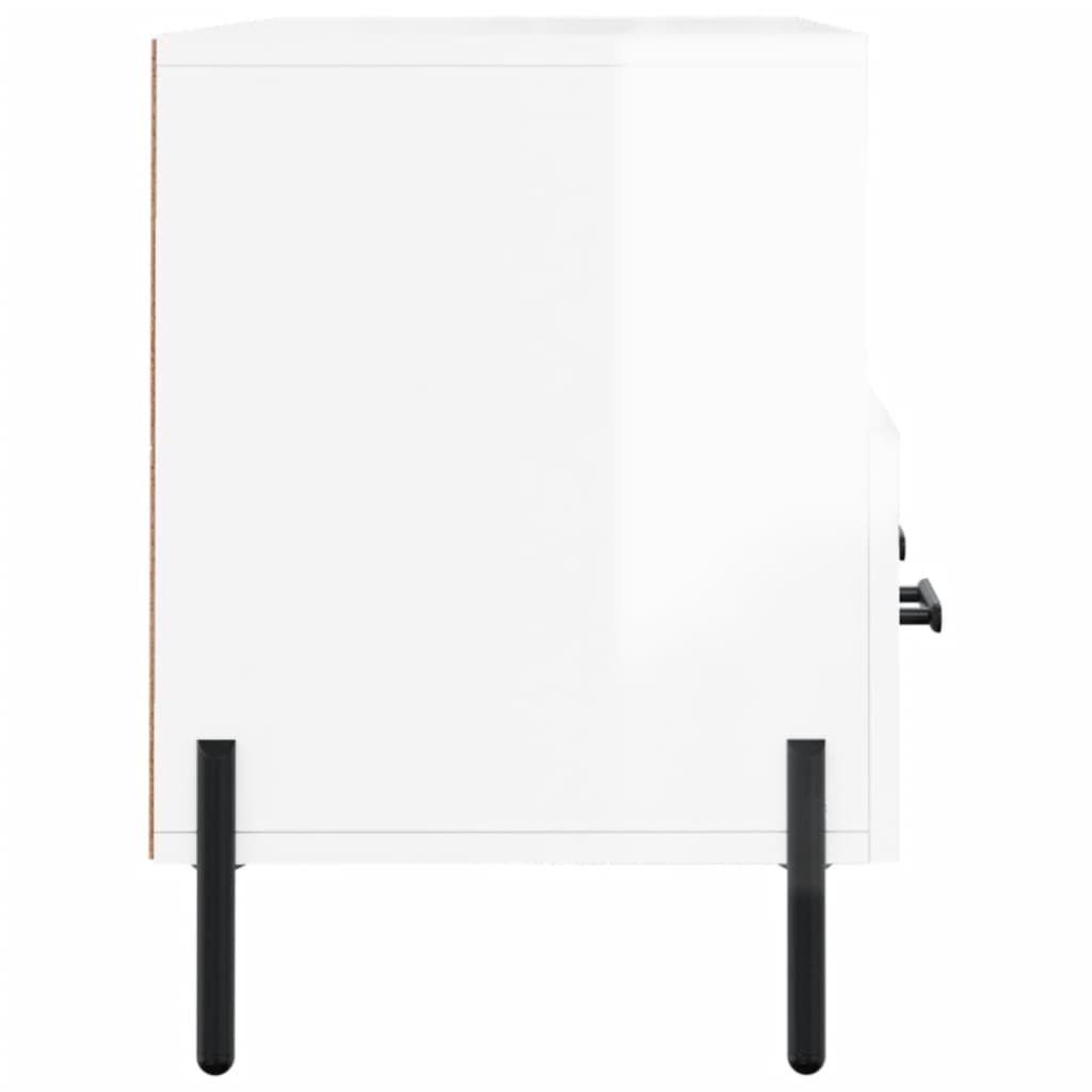 TV-Schrank Hochglanz-Weiß 102x36x50 cm Holzwerkstoff - Pazzar.ch