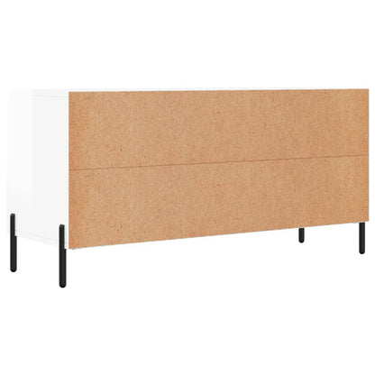 TV-Schrank Hochglanz-Weiß 102x36x50 cm Holzwerkstoff - Pazzar.ch