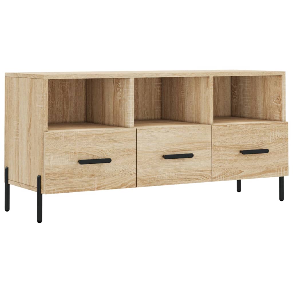 TV-Schrank Sonoma-Eiche 102x36x50 cm Holzwerkstoff - Pazzar.ch