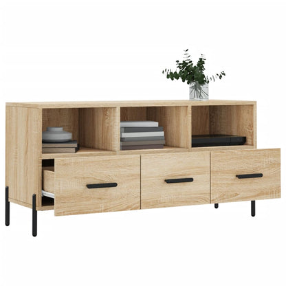 TV-Schrank Sonoma-Eiche 102x36x50 cm Holzwerkstoff - Pazzar.ch