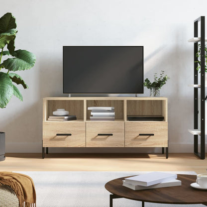TV-Schrank Sonoma-Eiche 102x36x50 cm Holzwerkstoff - Pazzar.ch