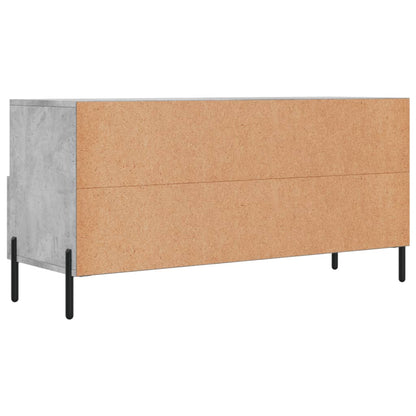 TV-Schrank Betongrau 102x36x50 cm Holzwerkstoff - Pazzar.ch