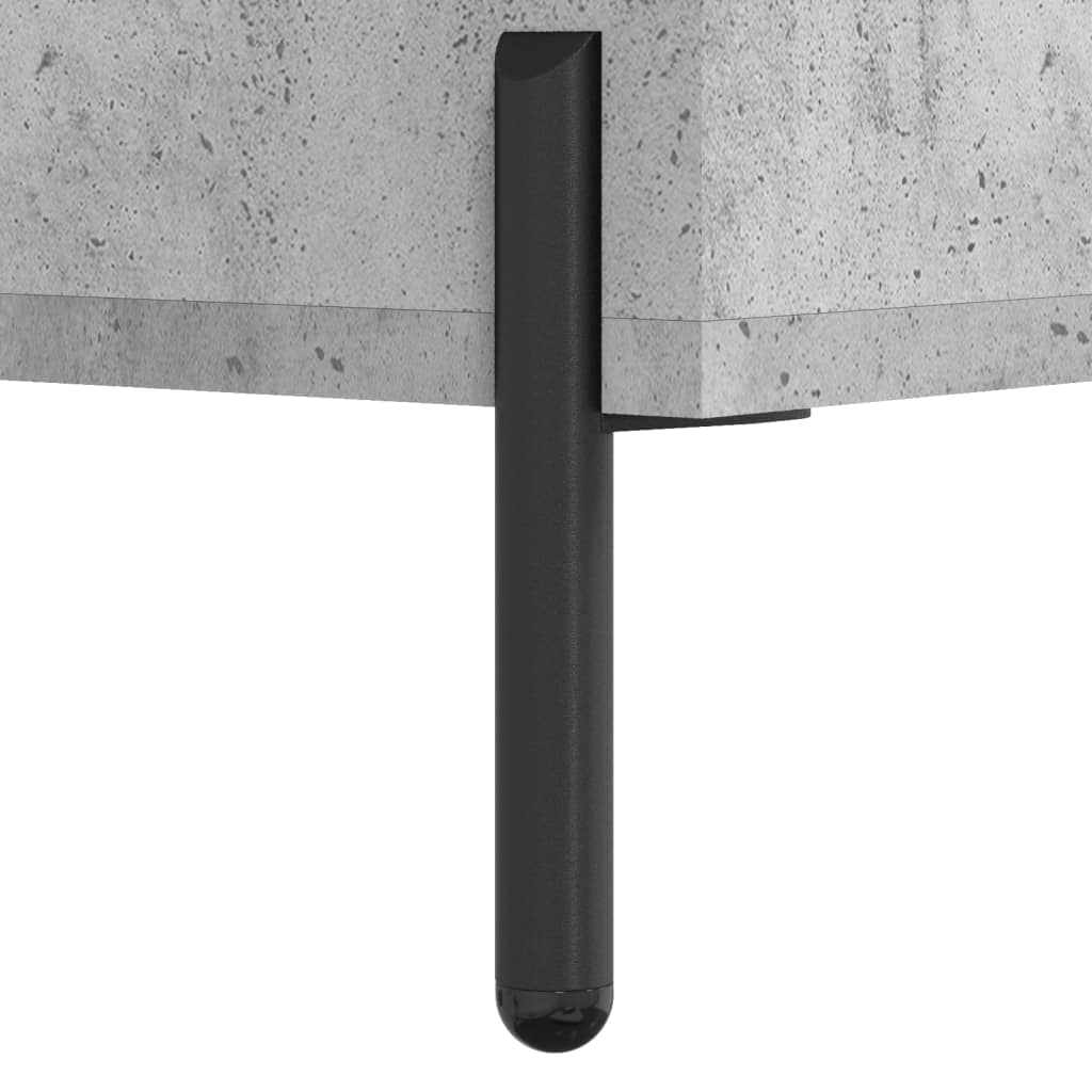 TV-Schrank Betongrau 102x36x50 cm Holzwerkstoff - Pazzar.ch