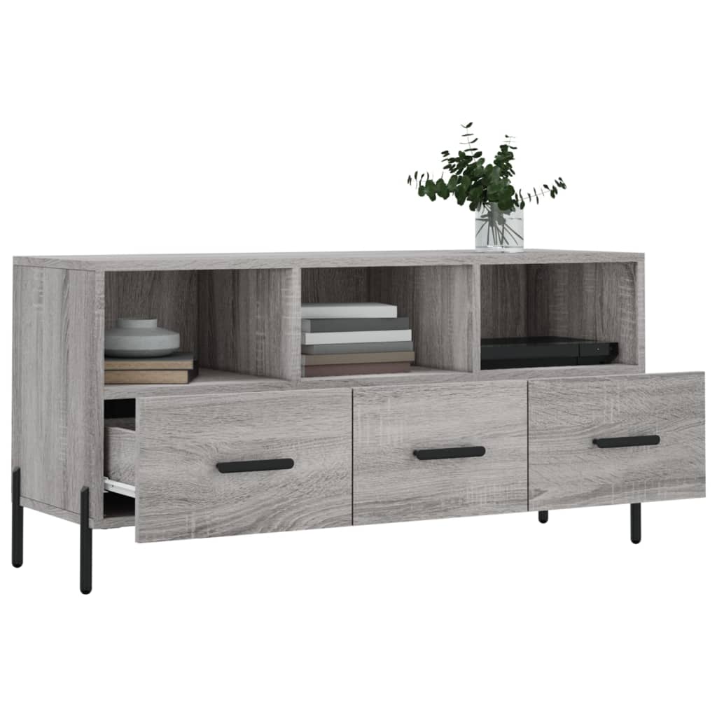 TV-Schrank Grau Sonoma 102x36x50 cm Holzwerkstoff - Pazzar.ch