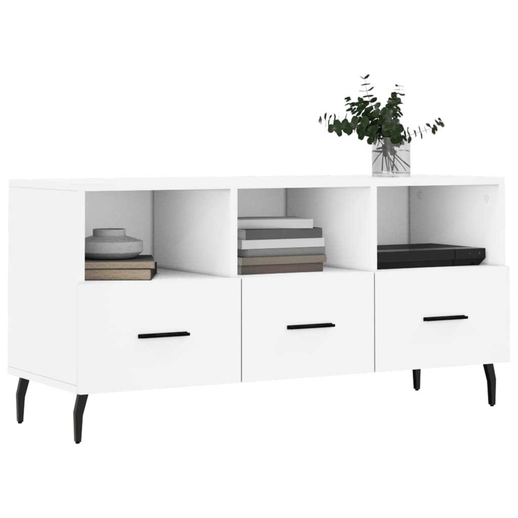 TV-Schrank Weiß 102x36x50 cm Holzwerkstoff - Pazzar.ch