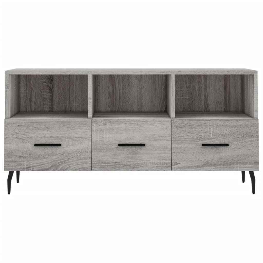 TV-Schrank Grau Sonoma 102x36x50 cm Holzwerkstoff - Pazzar.ch