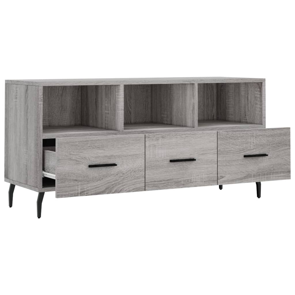 TV-Schrank Grau Sonoma 102x36x50 cm Holzwerkstoff - Pazzar.ch