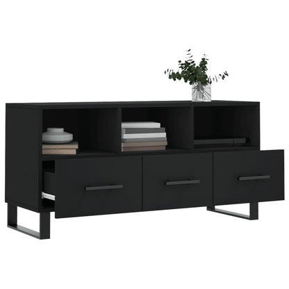 TV-Schrank Schwarz 102x36x50 cm Holzwerkstoff - Pazzar.ch