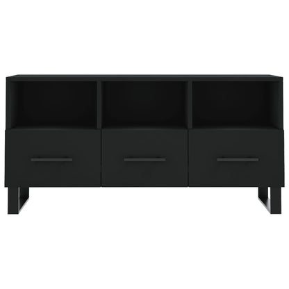 TV-Schrank Schwarz 102x36x50 cm Holzwerkstoff - Pazzar.ch