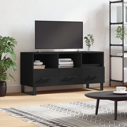 TV-Schrank Schwarz 102x36x50 cm Holzwerkstoff - Pazzar.ch